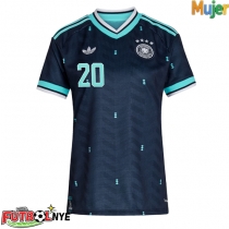 Camiseta Alemania Serge Gnabry #20 Visitante Equipación para mujer Mundial 2026 manga corta
